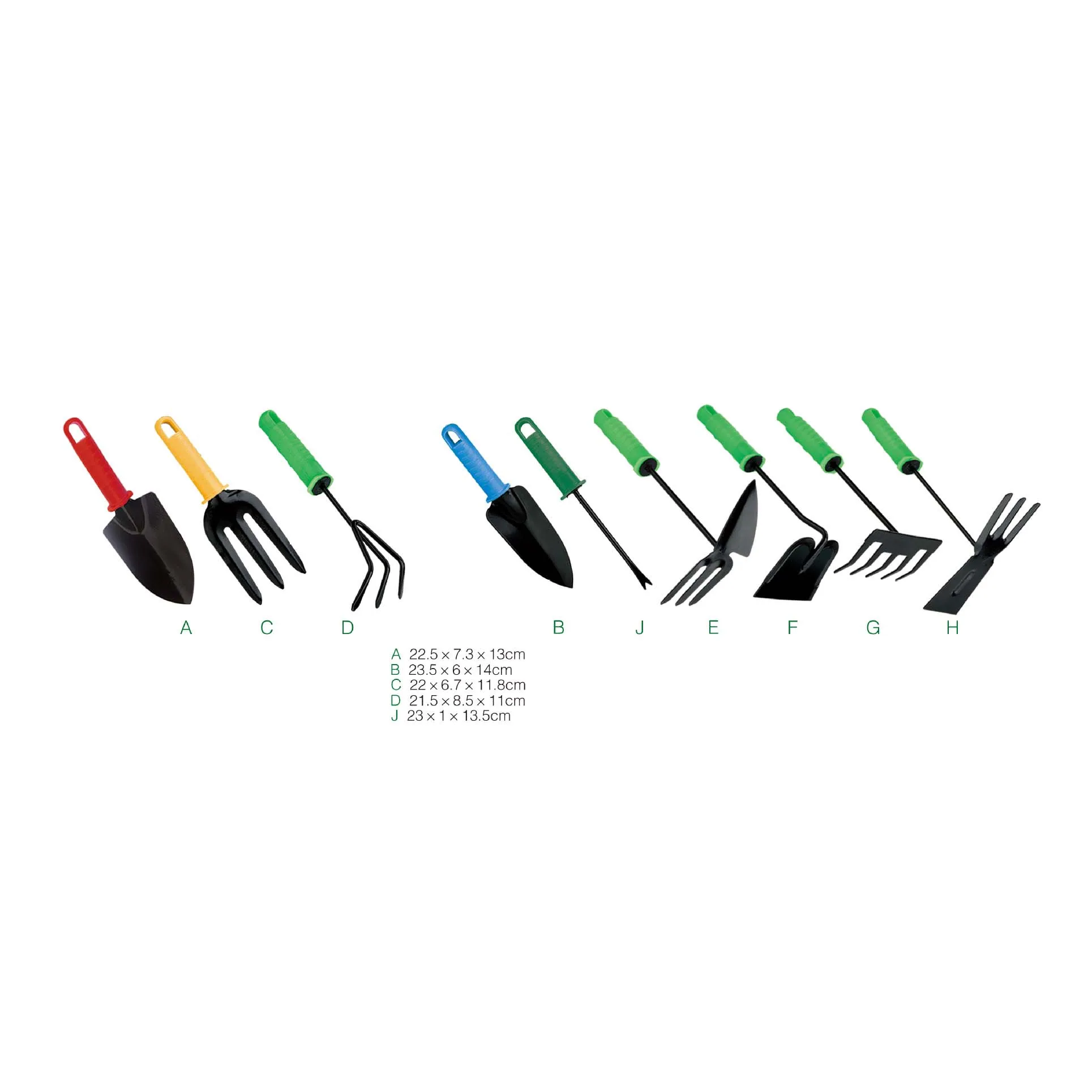 Child Garden Tool Set 3 Piece Aluminum Alloy Steel Hand Tool Starter Kit with Garden Bag Kids Gardening Tool Set