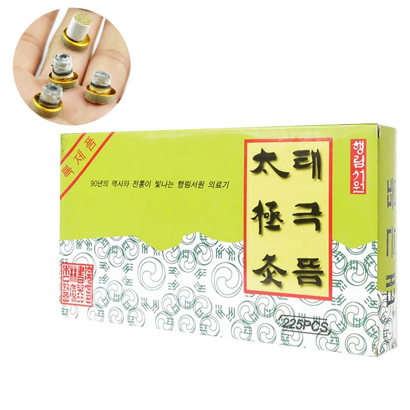 225pcs Chinese Tradition Mini Self Use Moxibustion Stick Health Care Moxa Stick Chinese Medicine Moxa Roll