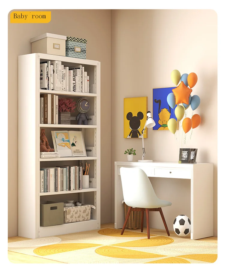 Multi Tier Large Wooden Display Shelf Unit Bookshelf Open Cube Bookcases for Bedroom Book Cabinet
