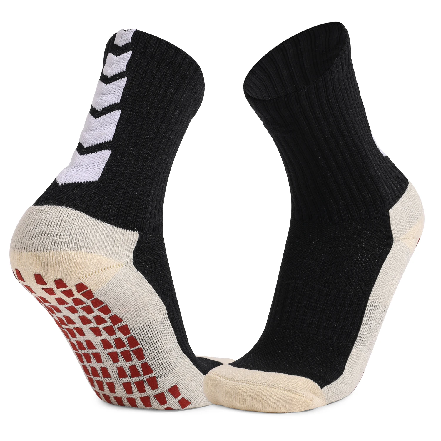 Chaussette Football Inside Grip Non Slip Performance Men Thick Sports Soccer Socks Anti Slip Athletic Football Custom Socks