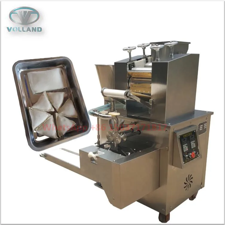 VEG SAMOSA Making Machine/square dumpling curry puff machine/commercial Spring Rolls Maker