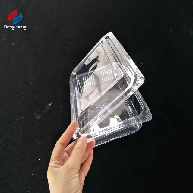PET  blister container with lid for  food plastic tray