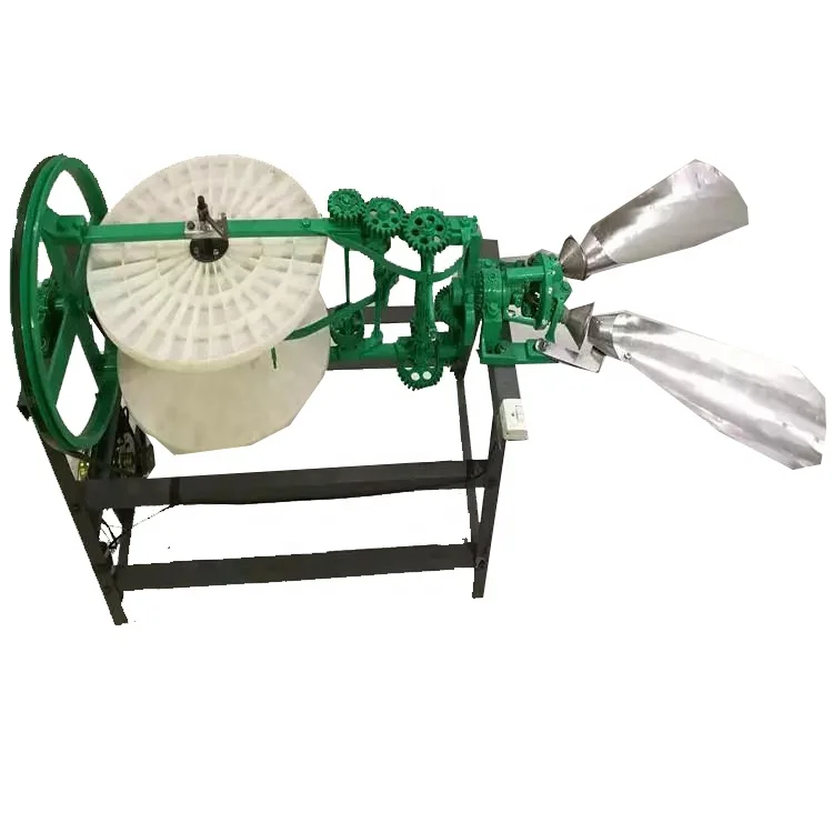 High quality rice straw rope weaving machine hay band pinning straw rope winding machine