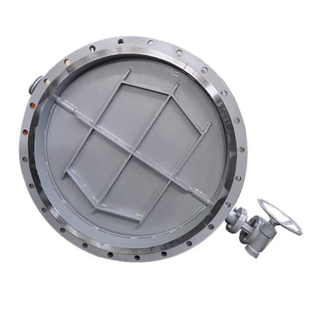 carbon steel fan smoke gas air butterfly damper valve
