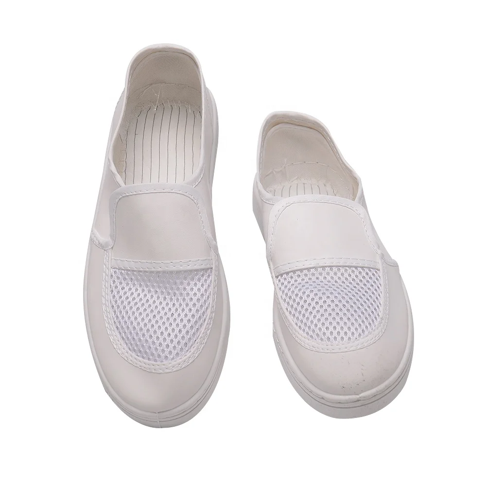 
ESD work shoes unisex clean room PU leather esd safety shoes 