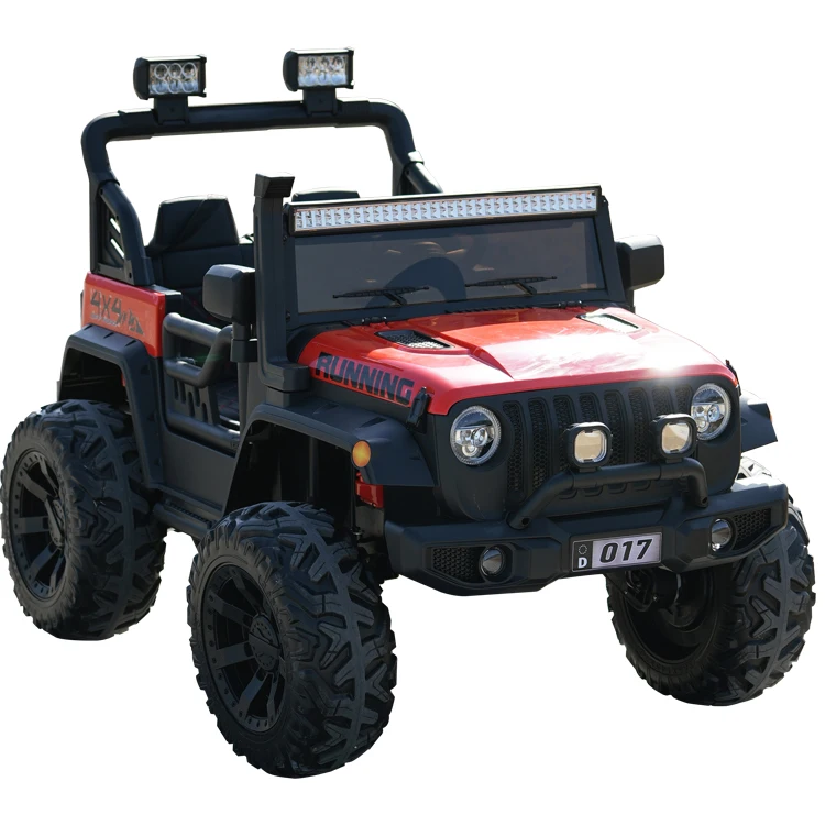 Оптовая продажа внедорожный джип оверсайз 2 4 г R/C детский аккумулятор 4x4 Электромобиль для детей