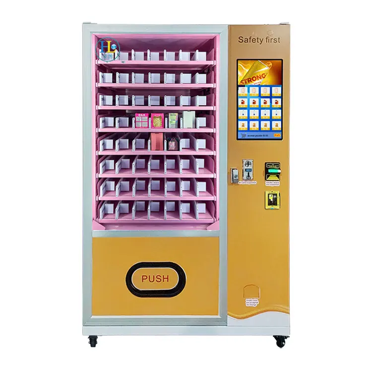Two-In-One Vending Machine Pusher rod Vending Machine Beverage Vending Machine Large capacity Shopping Mall