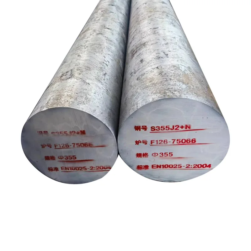 Заводская цена ASTM стандартный материал A36 ST52 ST37 Q235 Q345 холоднотянутый OD200mm кованый стальной стержень из углеродистой стали круглые
