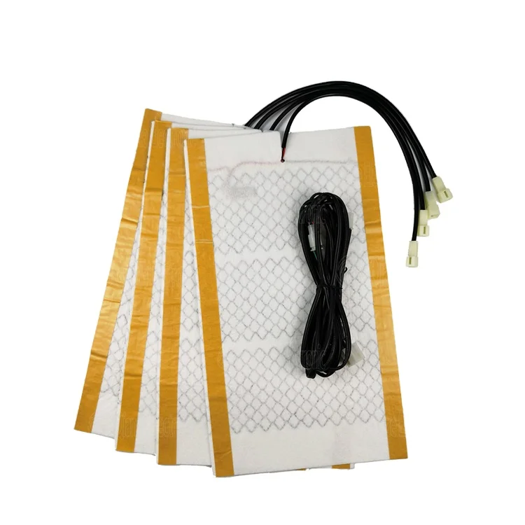 Seat heating system Carbon fiber seat heating system two seats 5v Usb Electric Carbon Fiber Cloth Heating Pad