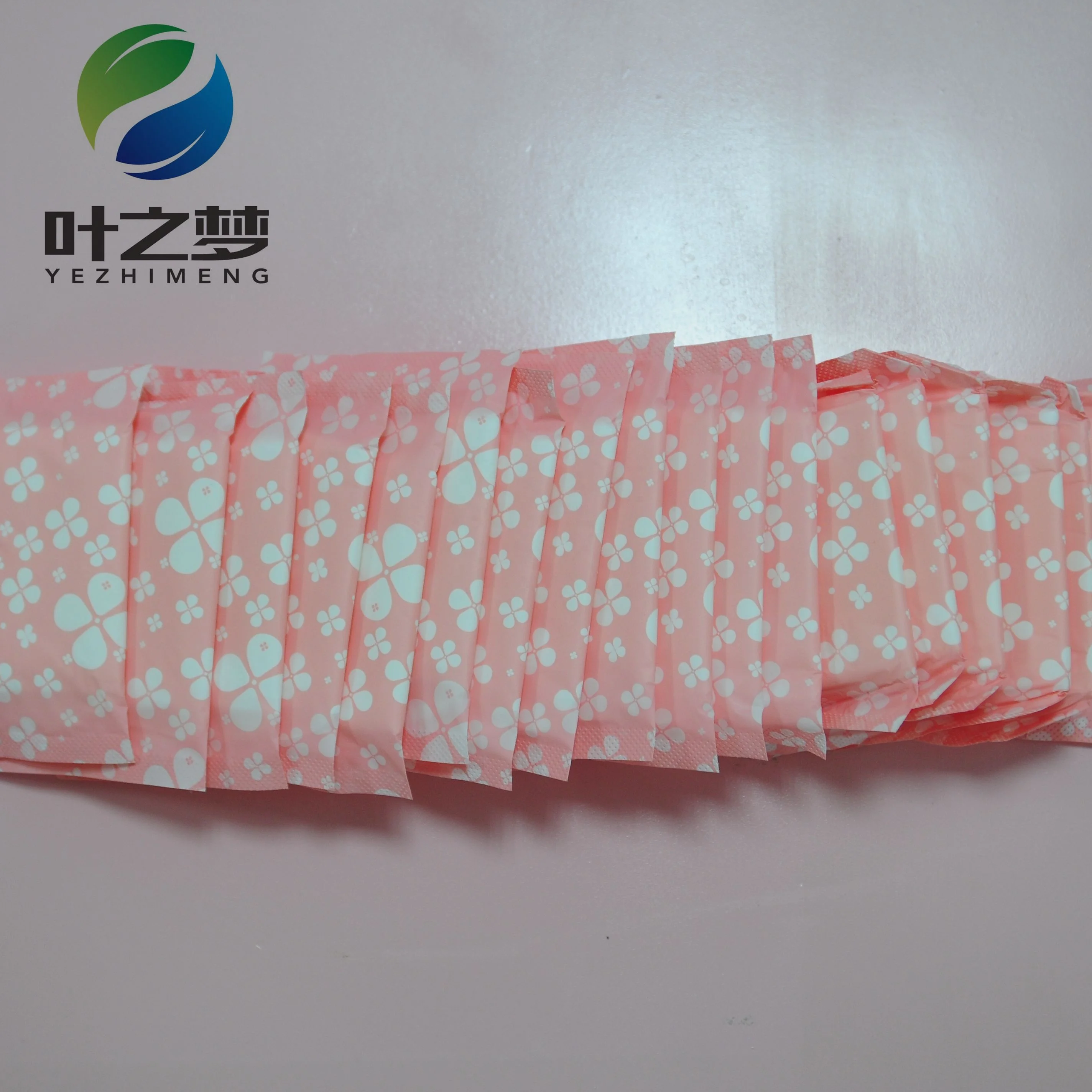 
Organic Cotton Top Sheet Customized Packing Disposable Lady Sanitary Napkins 