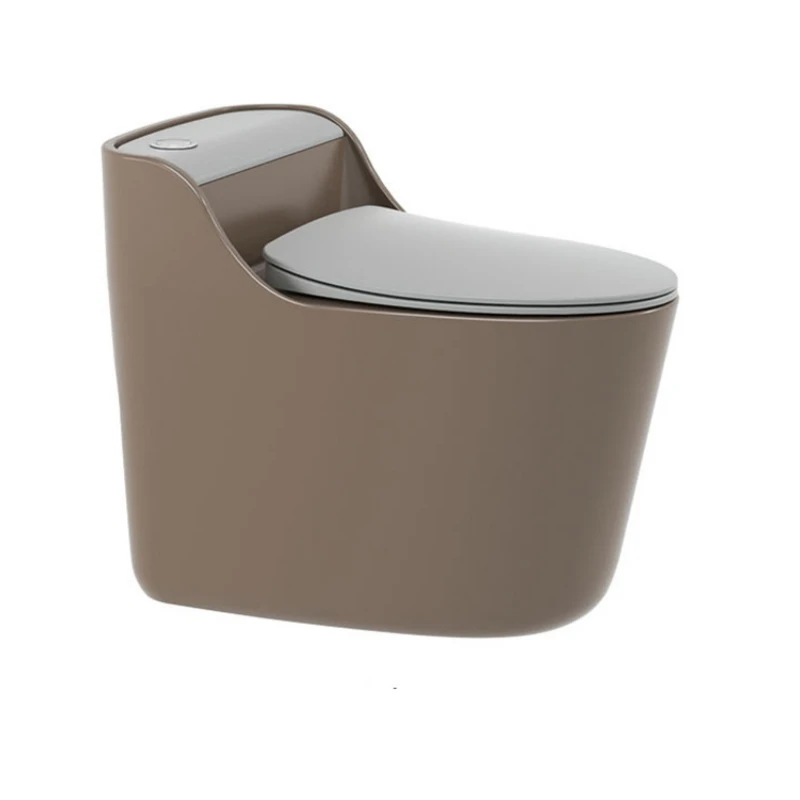 Bright Colored Wc One Piece Egg Shape Toilet New Model 2024 Wc Toilets