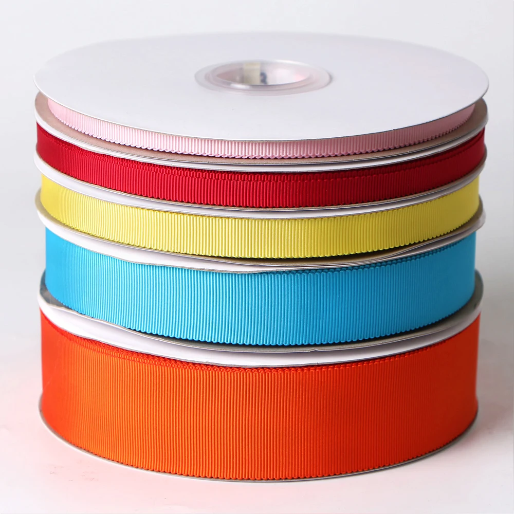 Wholesale rayon stripe hat petersham viscose grosgrain ribbon