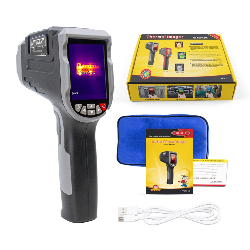Noyafa NF-521S handheld Thermal imager with high resolution 120*90 Industrial Thermal camera Multiple color imaging effects