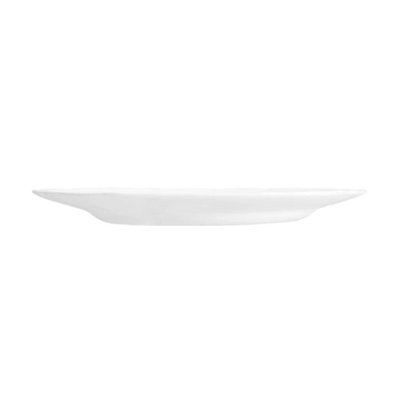 10.5 Inch Unbreakable Flower Shape Dinner Plate Opal Glass Wedding Hotel Buffet Dinner Plate Dish