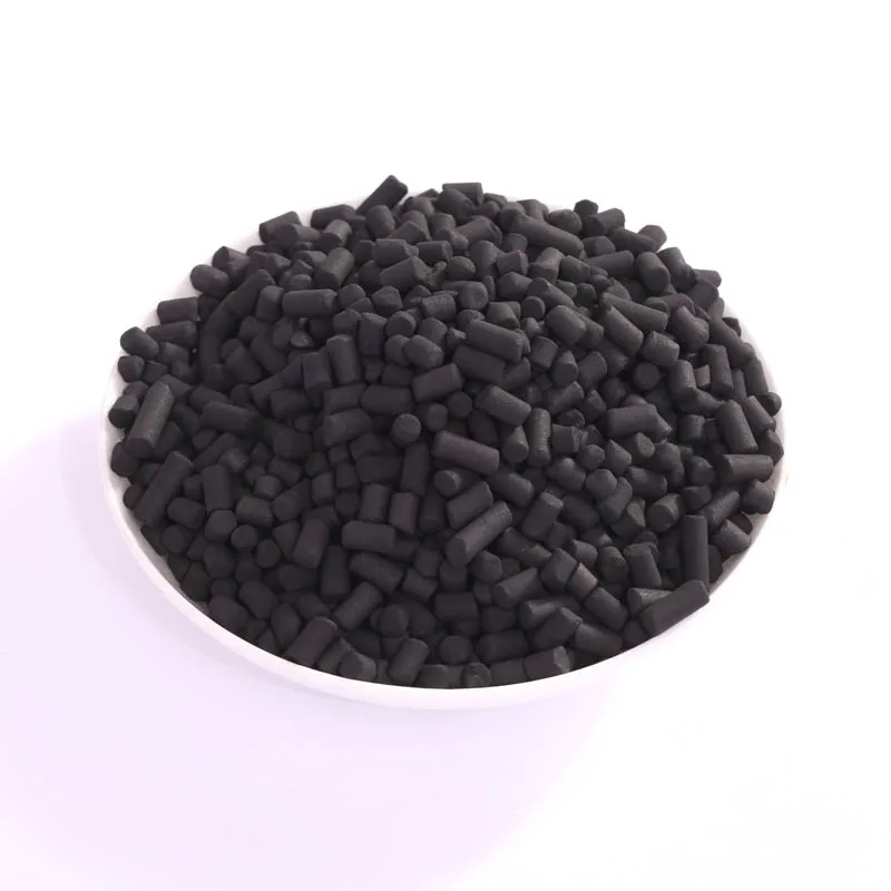 Jiajiayue Impregnated KOH For Water Treatment And Acid Gas Chemical industry Coal Tar Columnar Activated Carbon