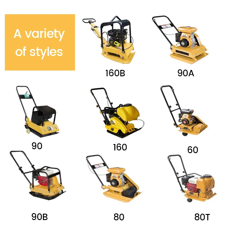 High performance 300kg 250kg 160kg petrol Honda GX390 engine vibratory plate compactor wacker compactor plate compactor