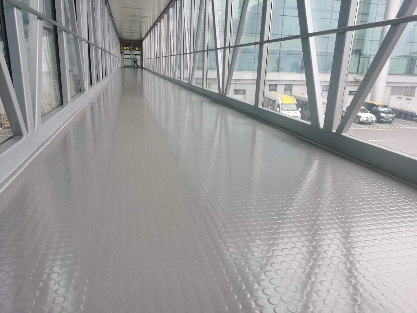 Custom logo raised coin rubber tile floor/ garage floor tiles rubber flooring