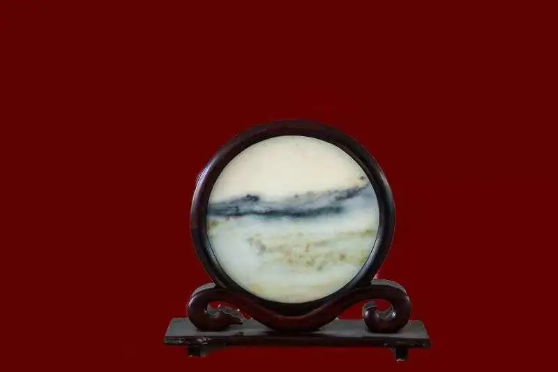 
Fashion Modern 200*200mm Stone Crafts Wooden Frame Decorations For Home 