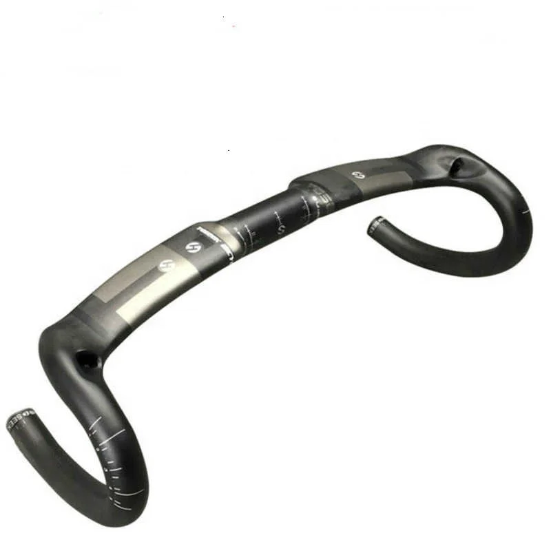 TOSEEK полностью из углеродного волокна, 400/420/440 мм Дорожный велосипед изогнутый руль для горного велосипеда шоссейные велосипеды