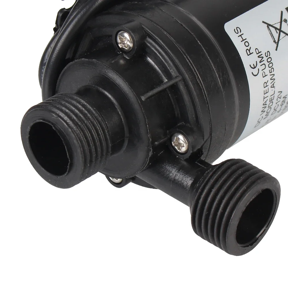 Ultra-quiet 12V Home 800L/H Portable Brushless Motor Submersible Water Pump 5M for Cooling System Fountains Heater Portable