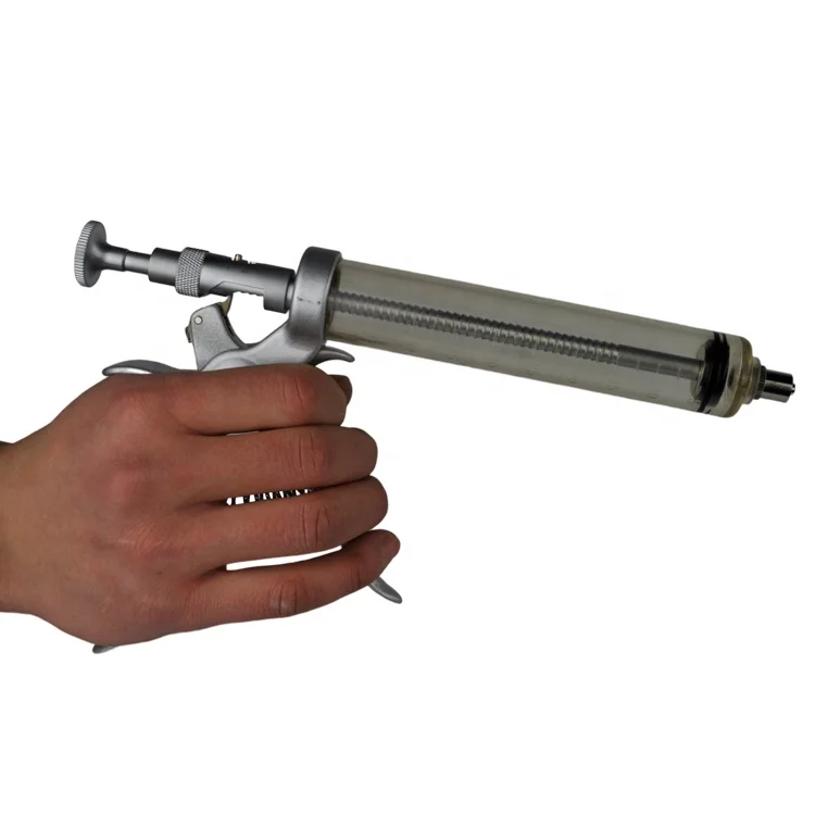 Vaccine Injector Livestock Multidose Automatic Adjustable Dose Gun Syringe