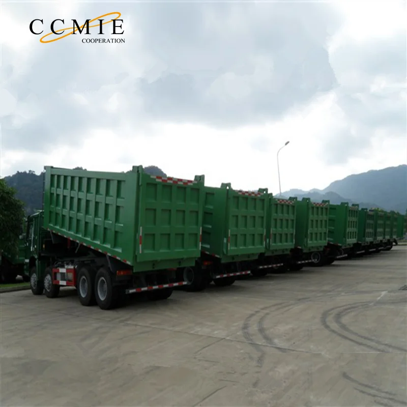 Second Hand 12 Wheel Dump Tipper Trucks 8x4 Sinotruck Howo Used Dump Truck