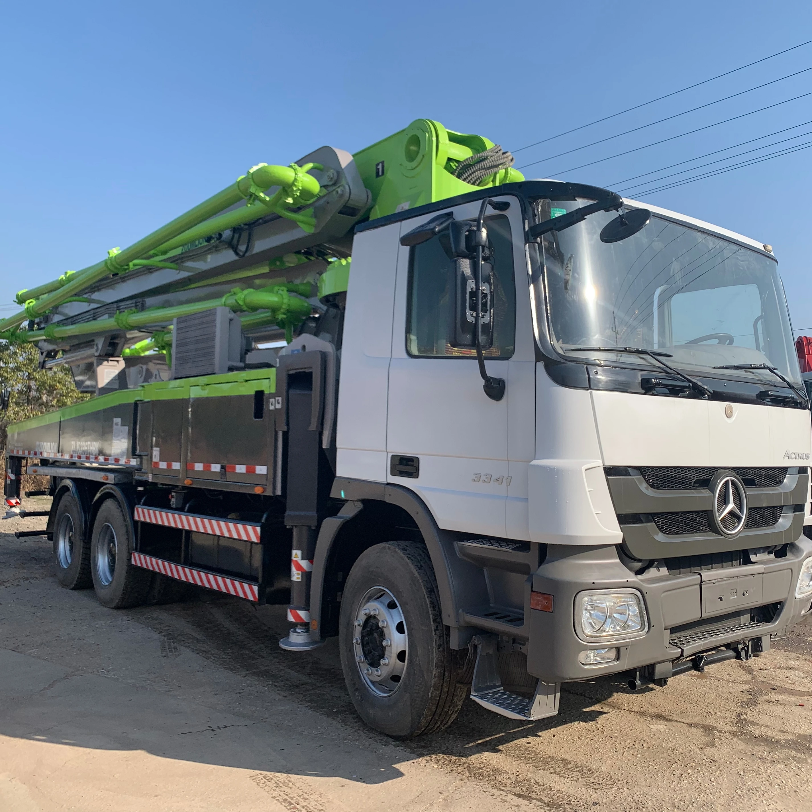 ZOOMLION бетононасос грузовик 47X-5RZ 47 м насос автомобиль BENZ