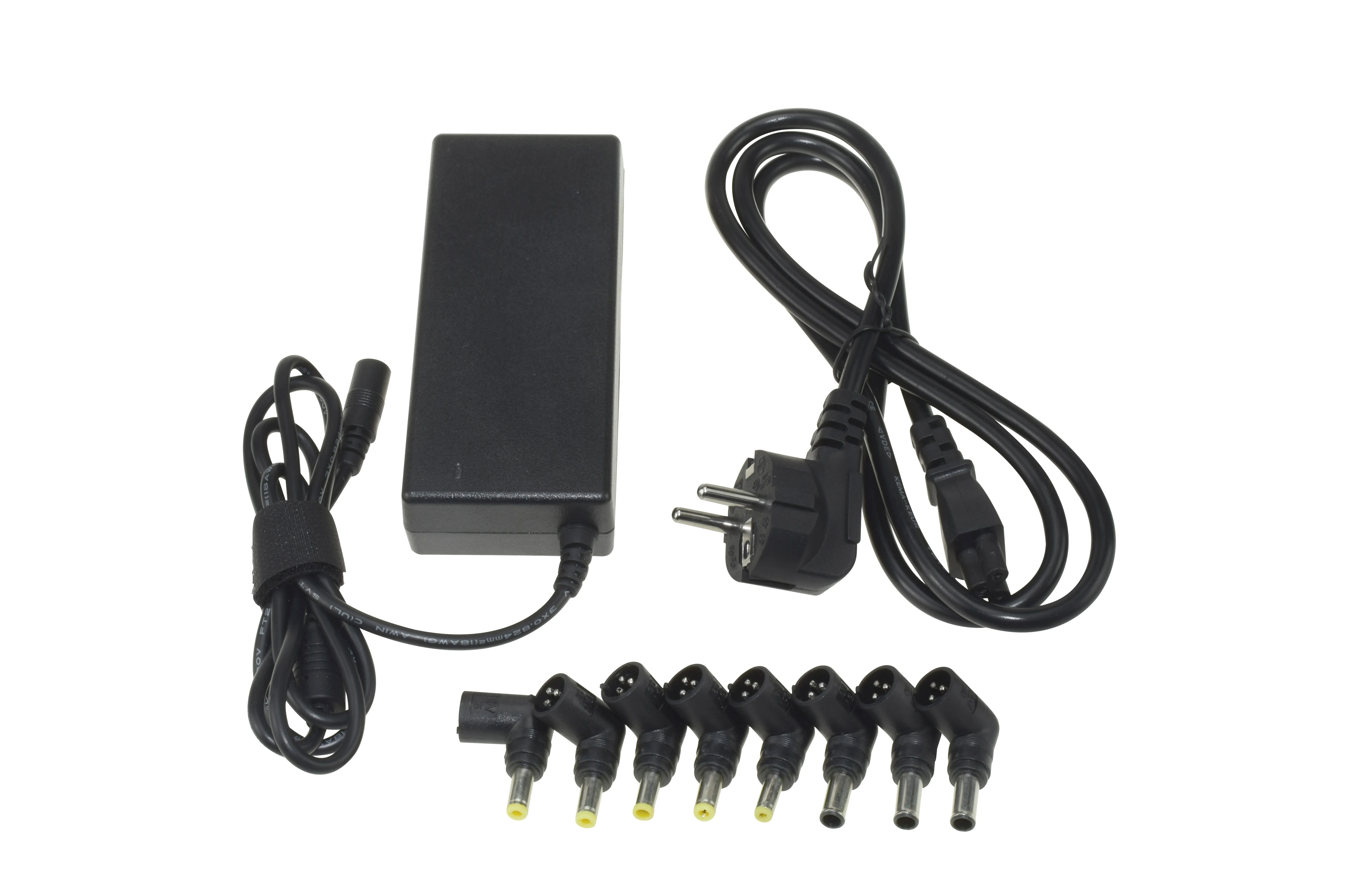 
90W universal charger laptop/notebook automatic universal laptop adapter 15V-24V with 8 dc tips 