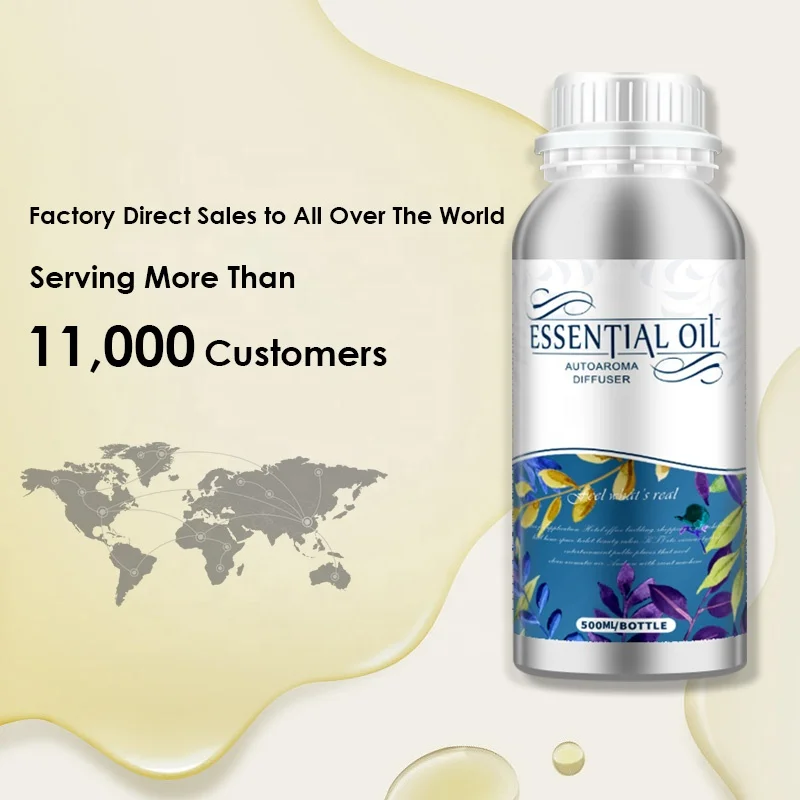 Bulk Organic Waterless Aromatherapy Essential Oil For Oil Air Diffuser Machine