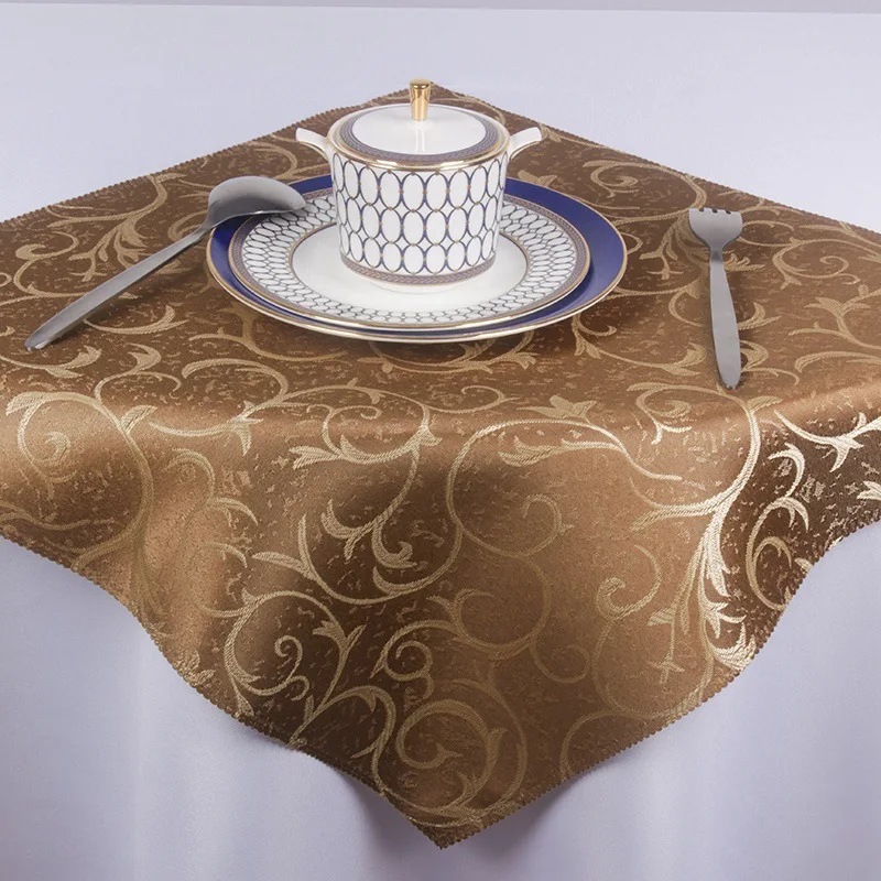 Wholesale Custom White Polyester Hotel Wedding Napkins Table Napkin Placemat Coaster Decoration Napkins