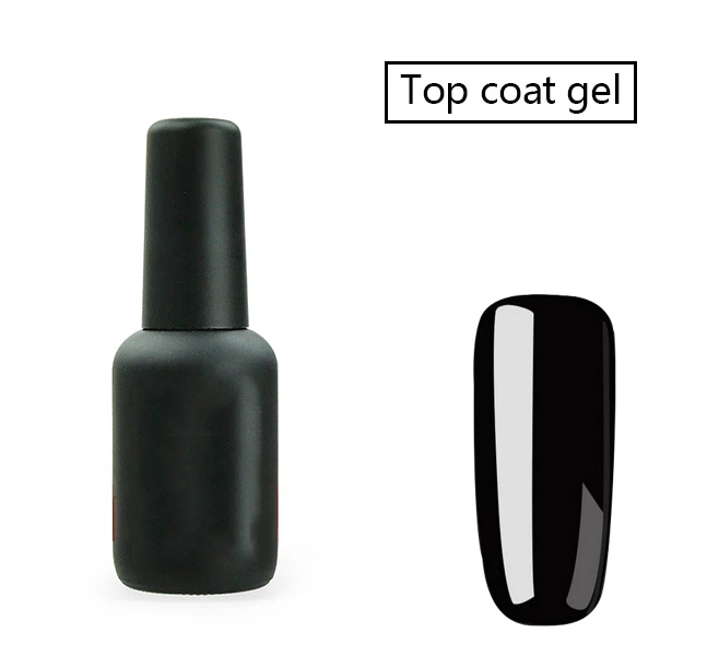 New UV Soak Off Iron No Wipe Top Nail Gel Polish High Quality Wholesale UV/Led Nail Polish