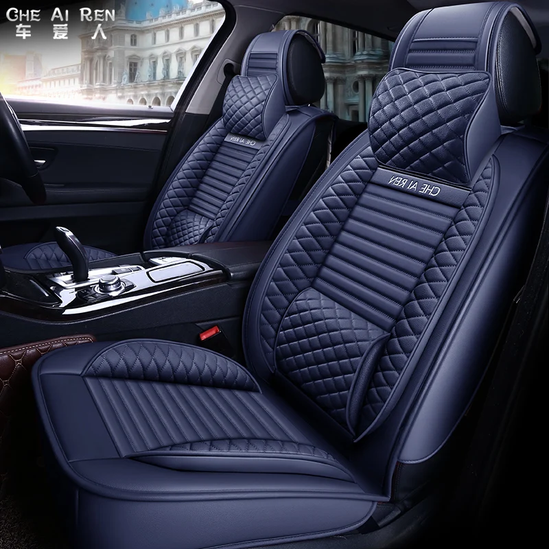 
Auto seat cushion high quality leather material car seat cover 