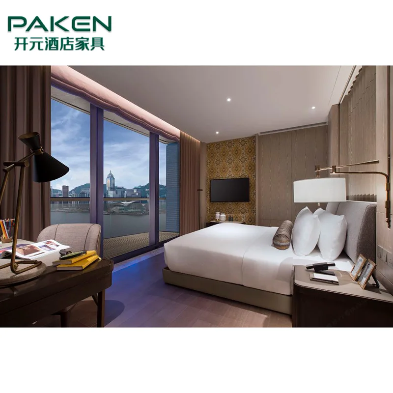 High End Hotel Apartment Bedroom Furniture Luxury Hotel Room Bed Furniture Set