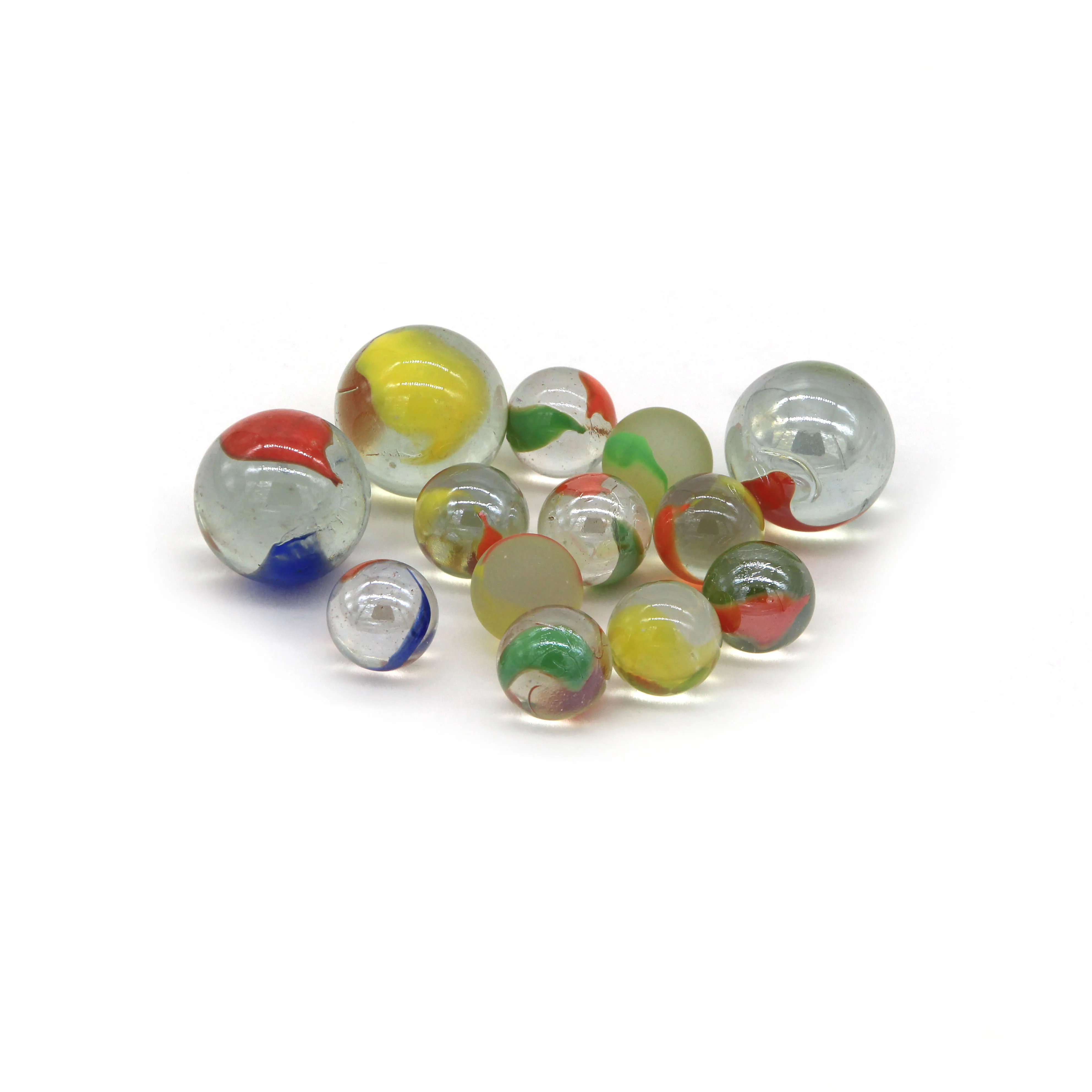 Toys wholesale round colored glass beads