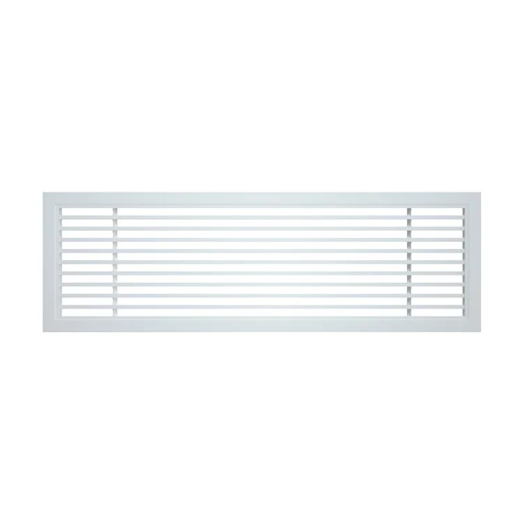Modern AC vent cover Standard linear slot diffuser for ceiling wall HVAC air vent white decorative aluminum register grille