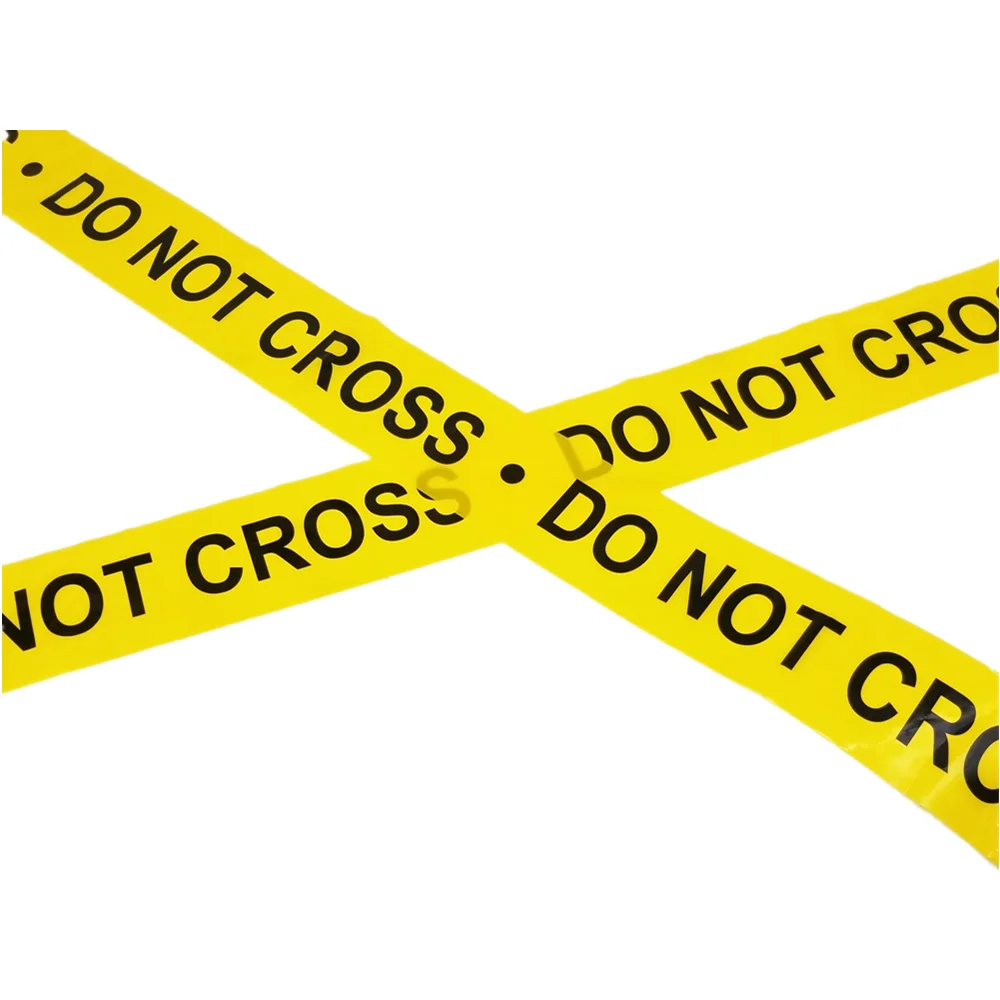 DO NOT CROSS Caution Tape Yellow Material PE Security Tape