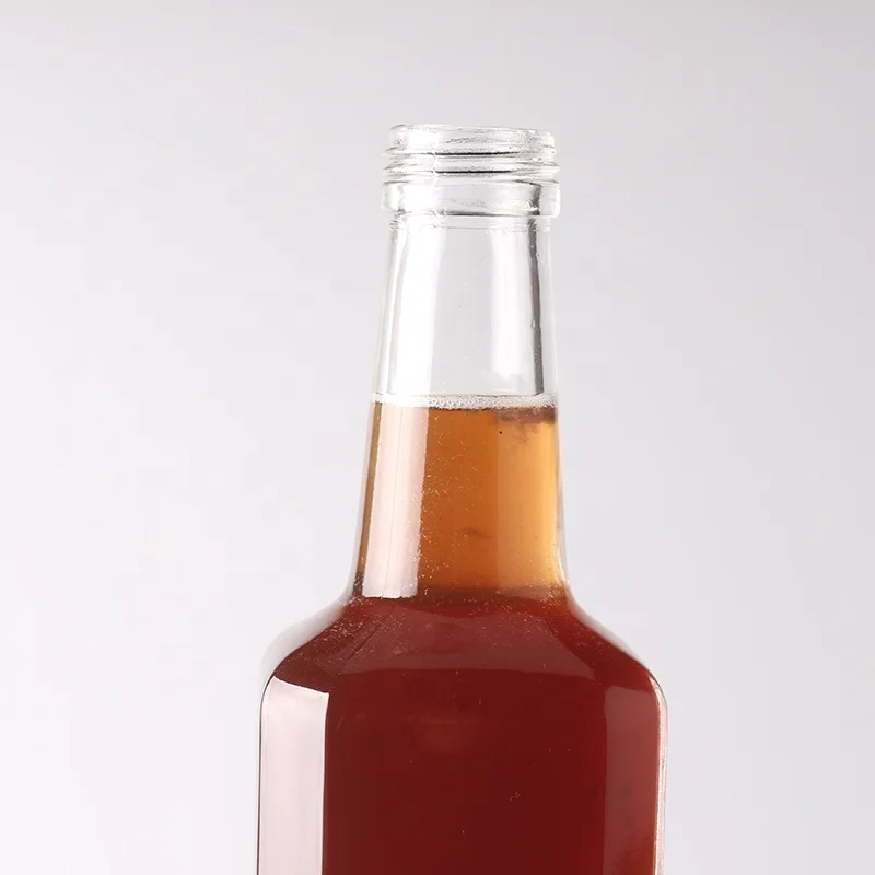 Best selling 500ml 700ml 750ml empty transparent flint glass bottle for champagne gin rum