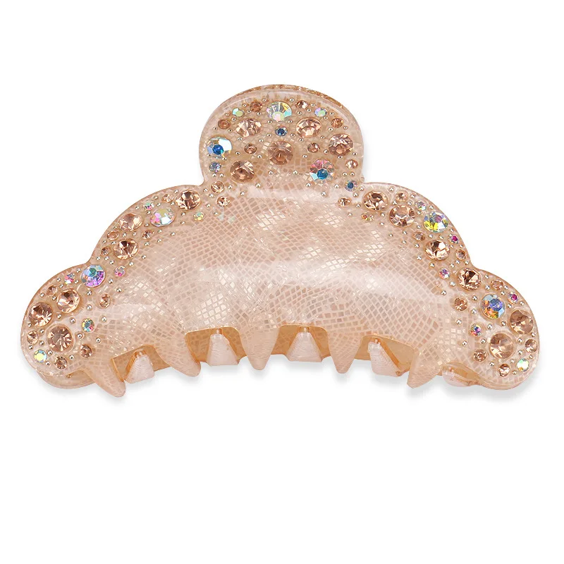 
Amazon Medium and large acrylic hairpin high grade inlaid grip 