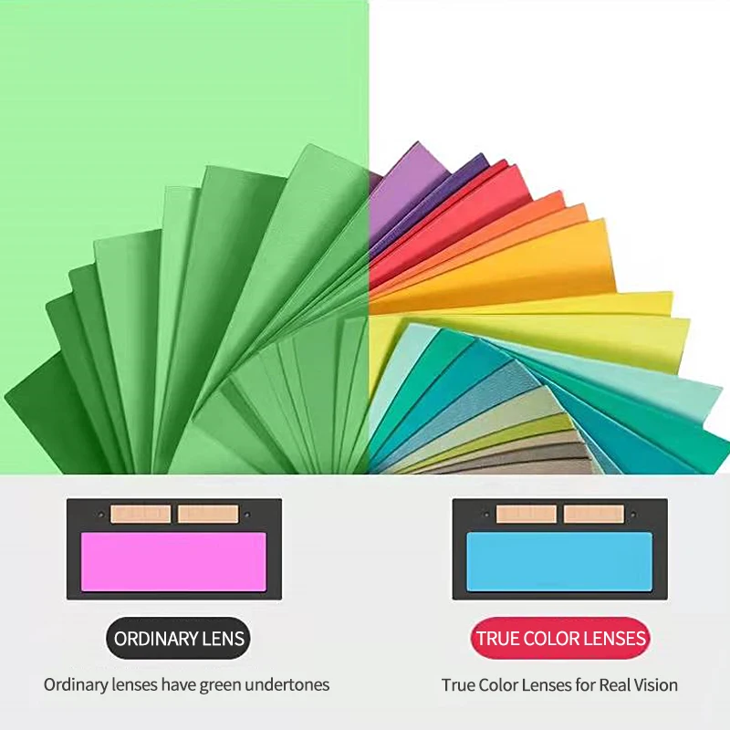TRQ Test Self-checking filter replaced battery welding lens filter din 9-13 eye protective welding lens