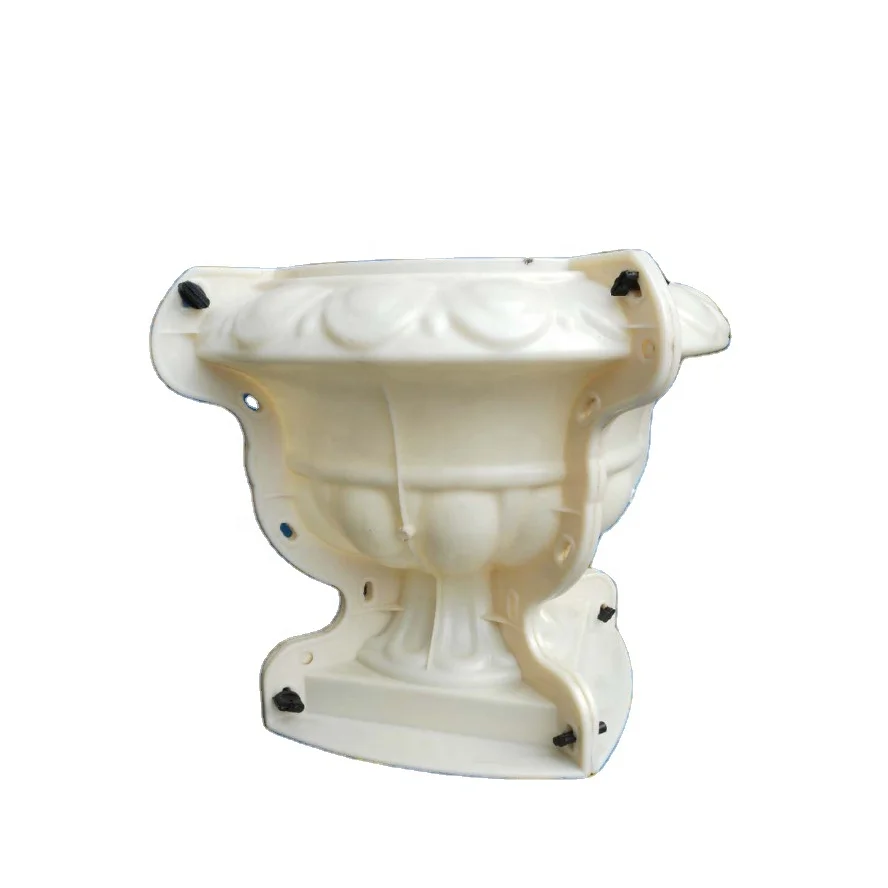 Modern Simplicity Cement High Trapezoidal Magnesia Flowerpot Mould Cement for Flower Planting