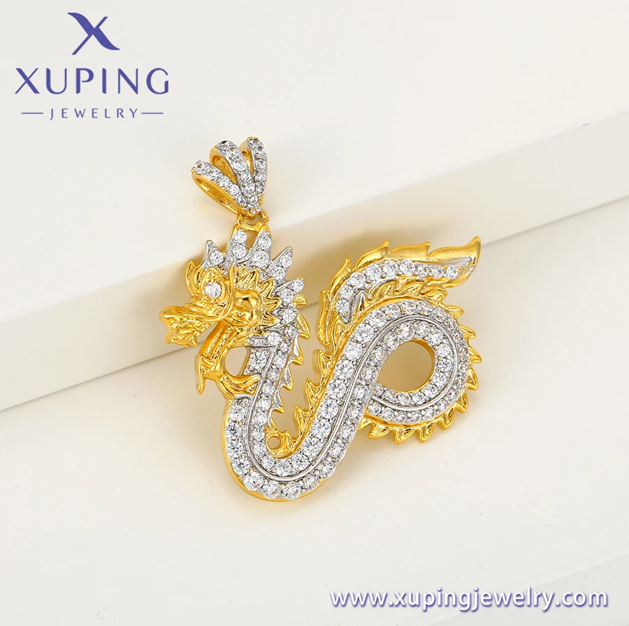 35831 xuping customizable fashion hot sale of traditional culture dragons into myths and legends pendants