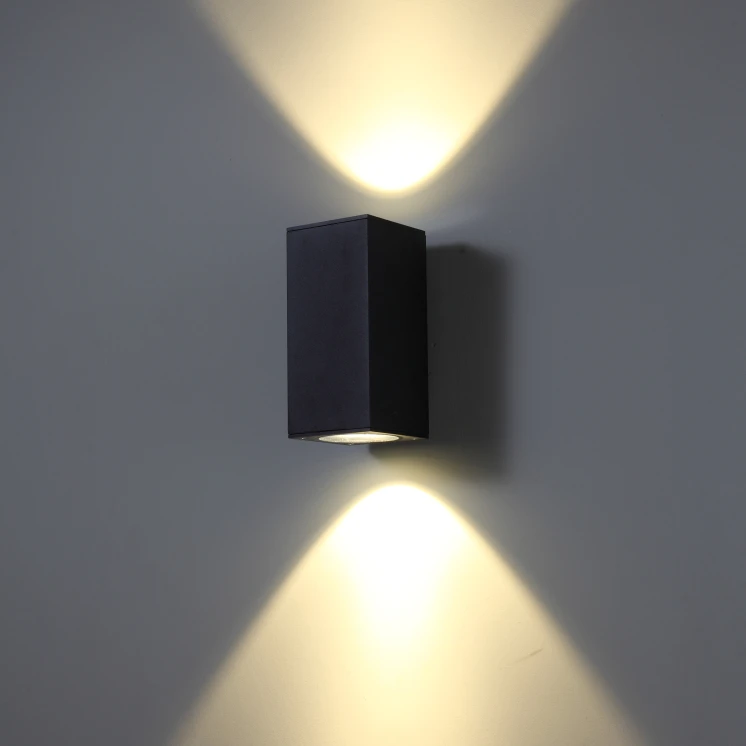 Modern Style 6W Black Down Lighting IP65 Outside Wall Light Led Outdoor Wall Lamps