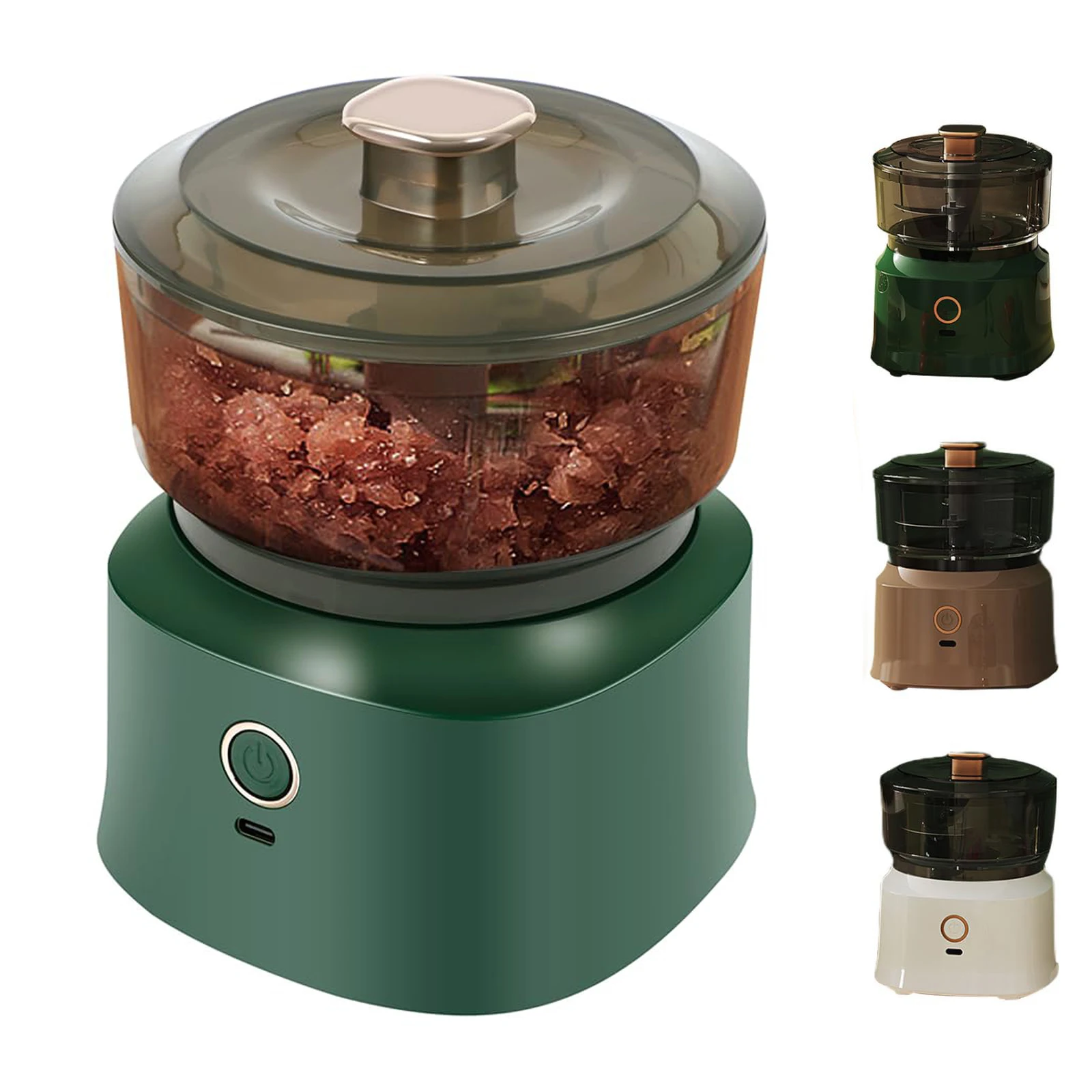 Wholesale Portable Cordless USB Rechargeable 350ML Garlic Mini Food Chopper Processor Electric Meat Grinder For Vegetable Onion