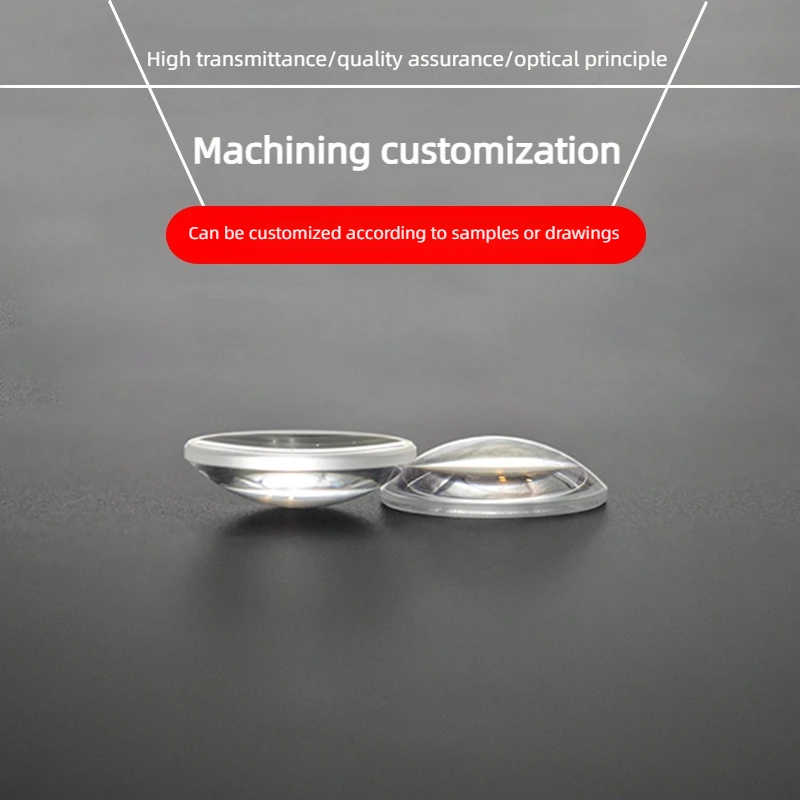 Booe and convex lens diameter 21.8 focal length 35mm k9 optical glass science teaching experiment magnitude machining