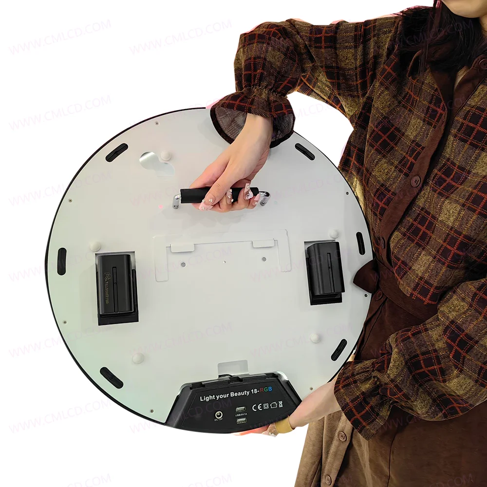 Light aluminum made photo booth portable iPad Air iPad Pro photobooth roaming kiosk handheld photo booth with batteries powered