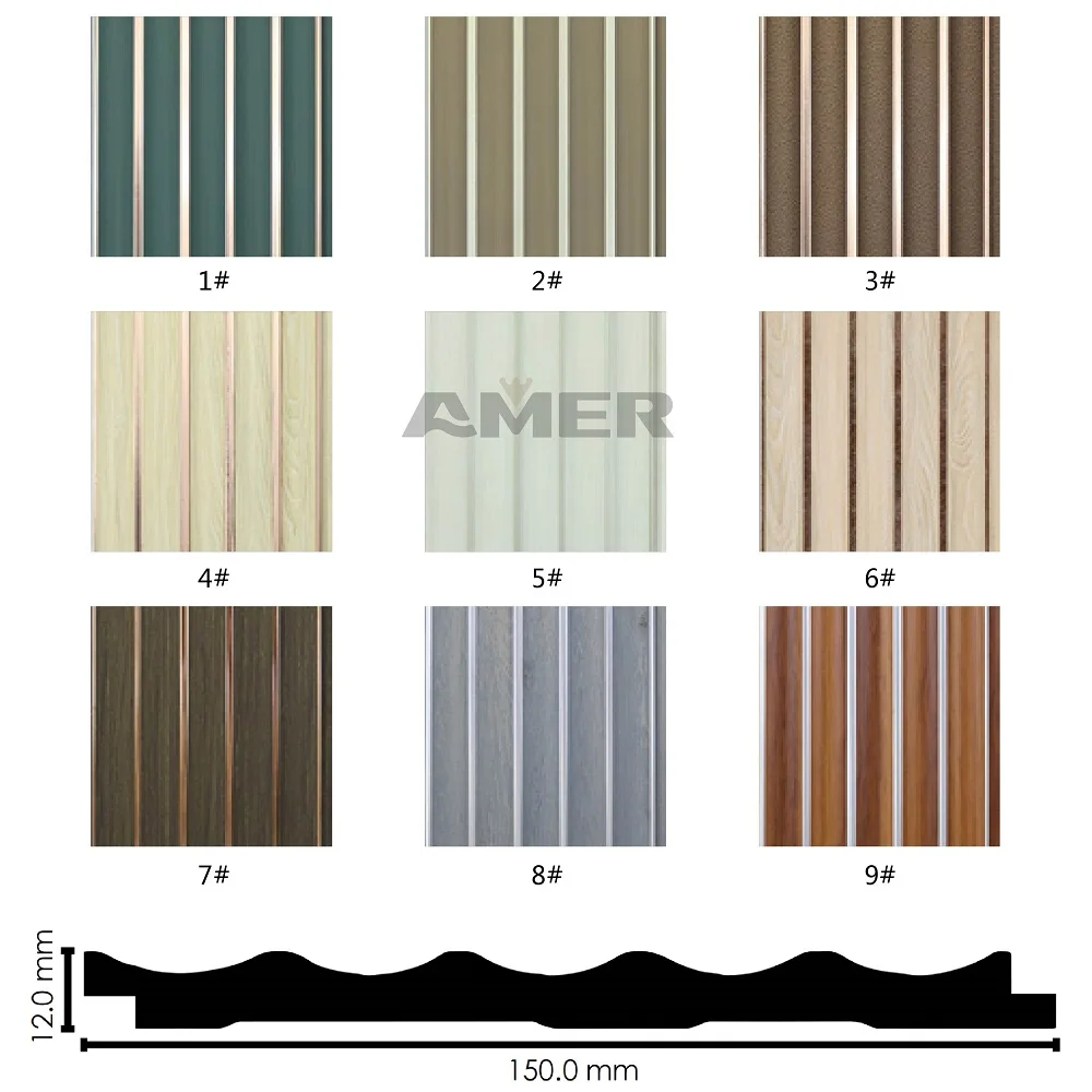 300mm interior wall boards decorations home marble pvc sheet 3d wpc building material mould acoustic wood ps wall decor panel