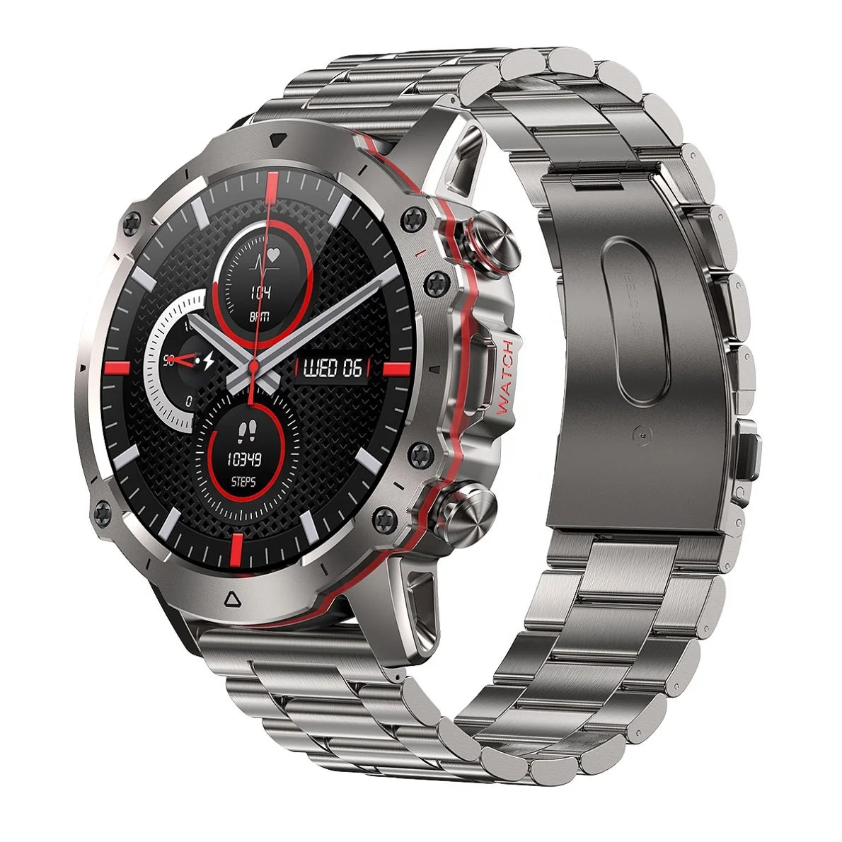 2023 Smart Watch AK56 AMOLED 390*390 HD Screen Heart Rate BT Call IP68 Waterproof NFC Men 5ATM Smart Watch  AK56