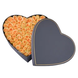 JODY большой 99 розовых шелковых атласных круглых квадратных в форме сердца высококачественные Цветочные принадлежности Подарочная коробка для цветов