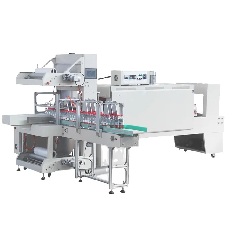 Beer bottle Full Automatic Sleeve Sealer Heat Shrink Wrapping Machine automatic machine