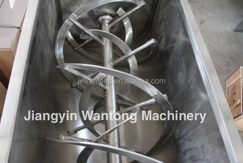 WLDH Horizontal Dry Powder Chemical Food Mixing Equipment Ribbon Mixer Blender Machine